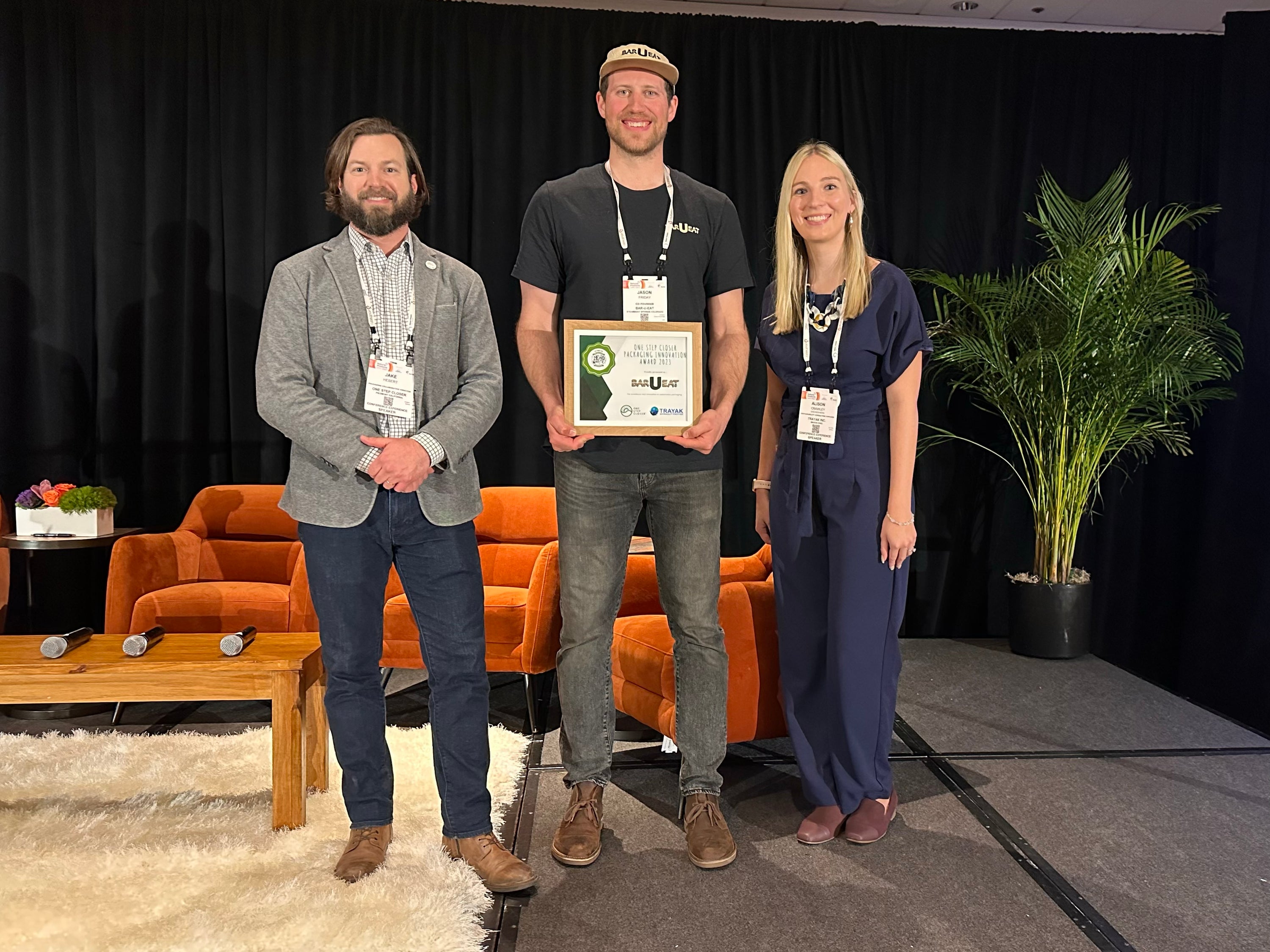 Jason Friday Accepts Packaging Innovation Award