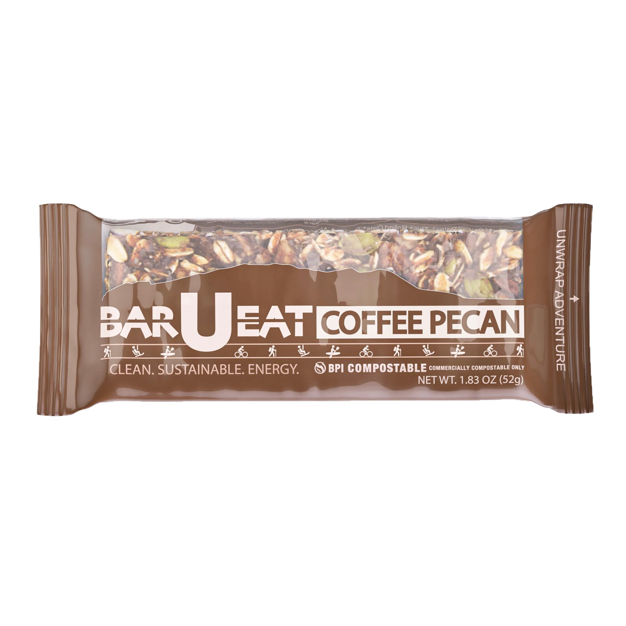 coffee pecan granola bar wrappers