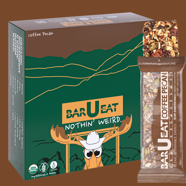 Coffee Pecan Bar 12-pk | BAR-U-EAT