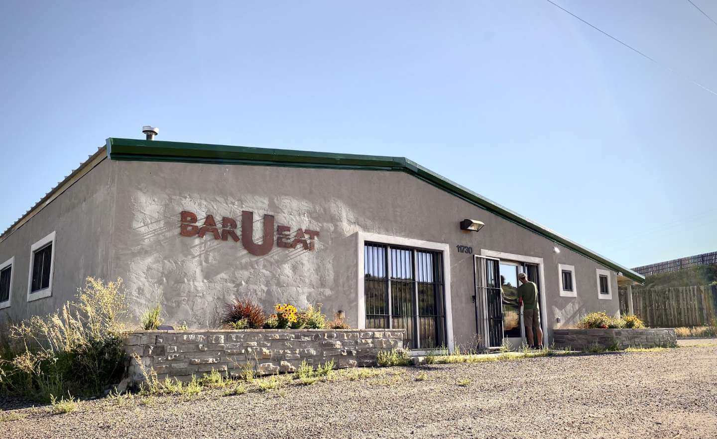 Photograph of manufacturing building of Bar U Eat