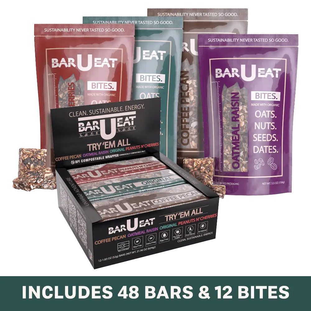 each flavor of bites and a try em all box