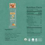 Barueat original energy bar packaging with nutrition facts and ingredients on a green background