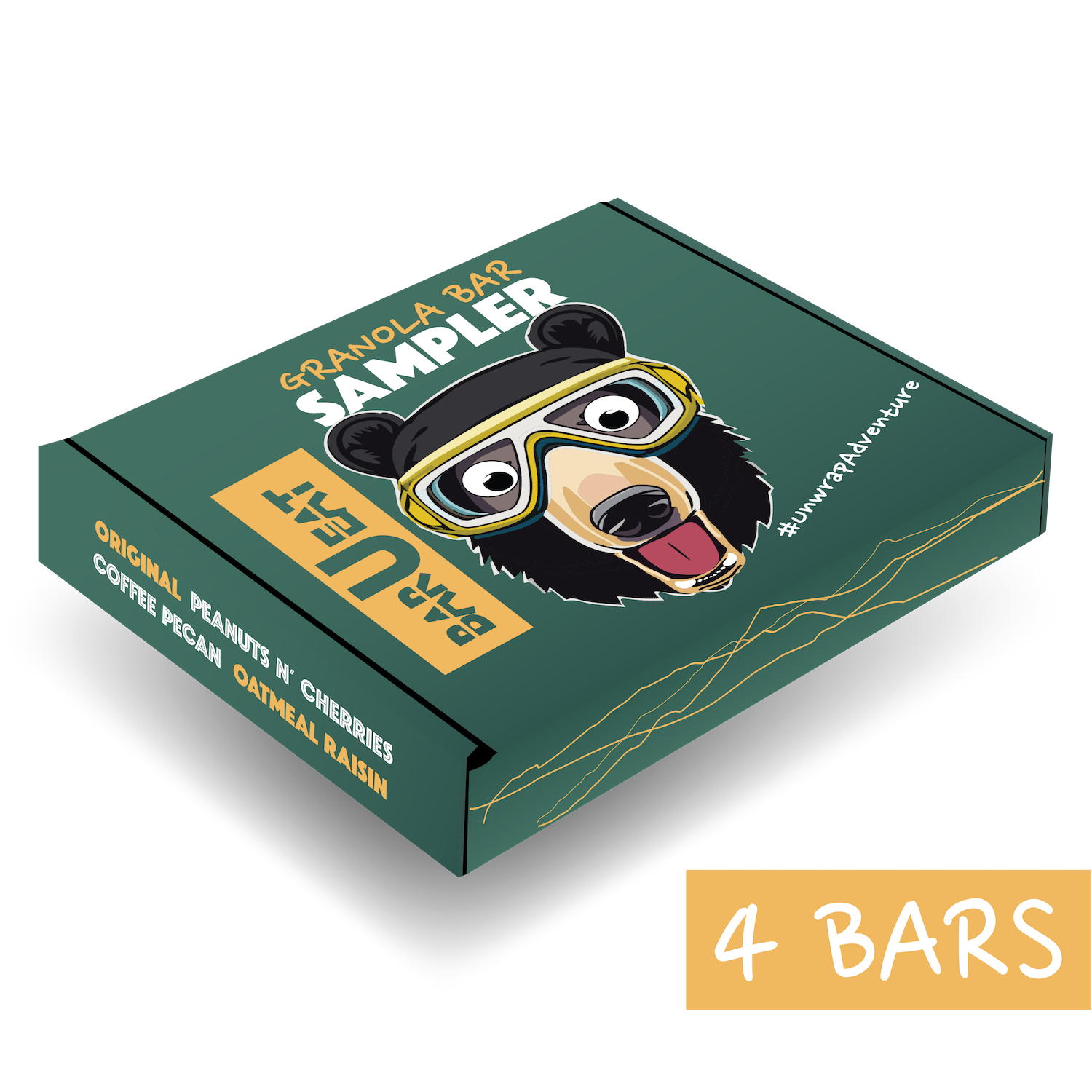 BUE sampler box with 4 bars tag on the side