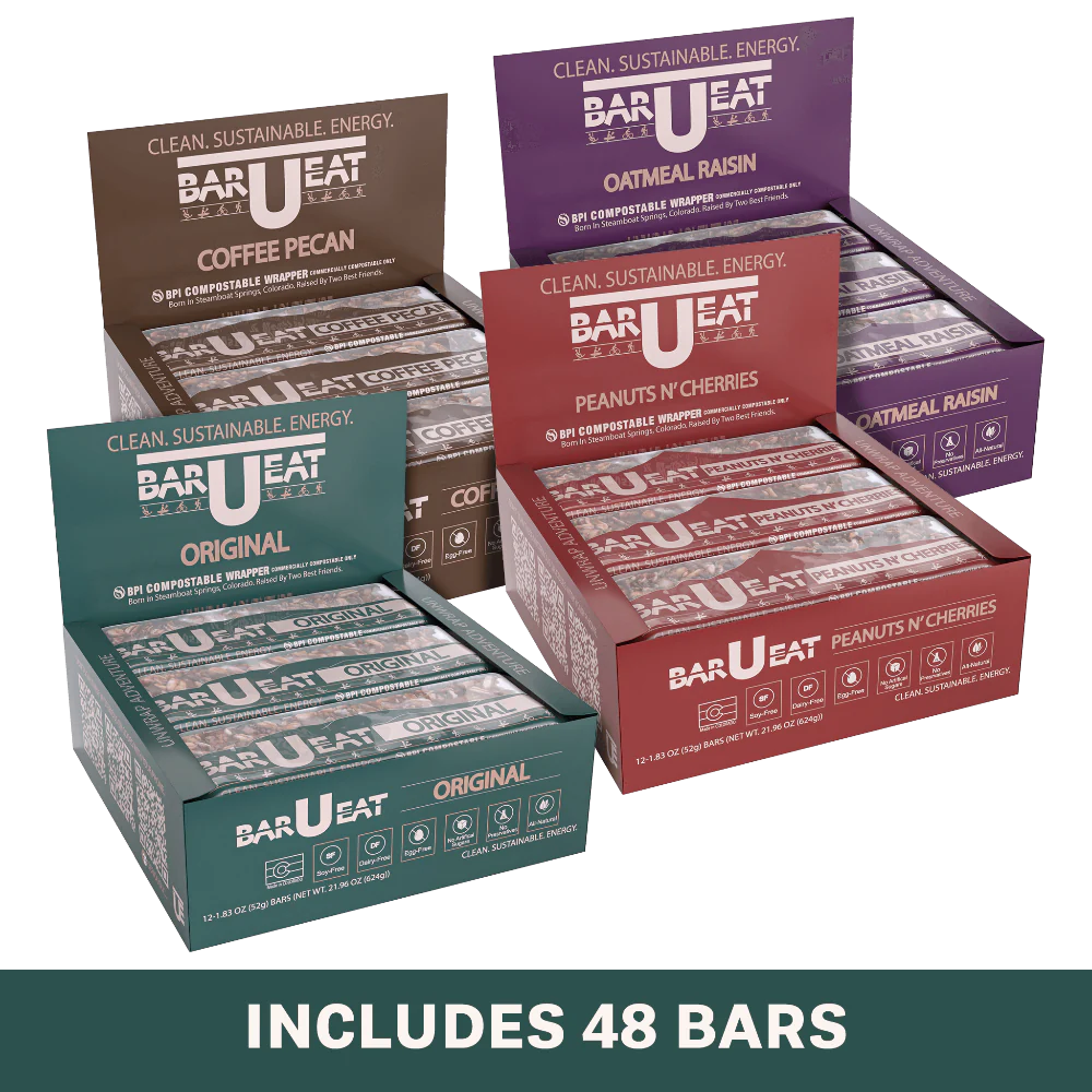 box of each flavor of bar