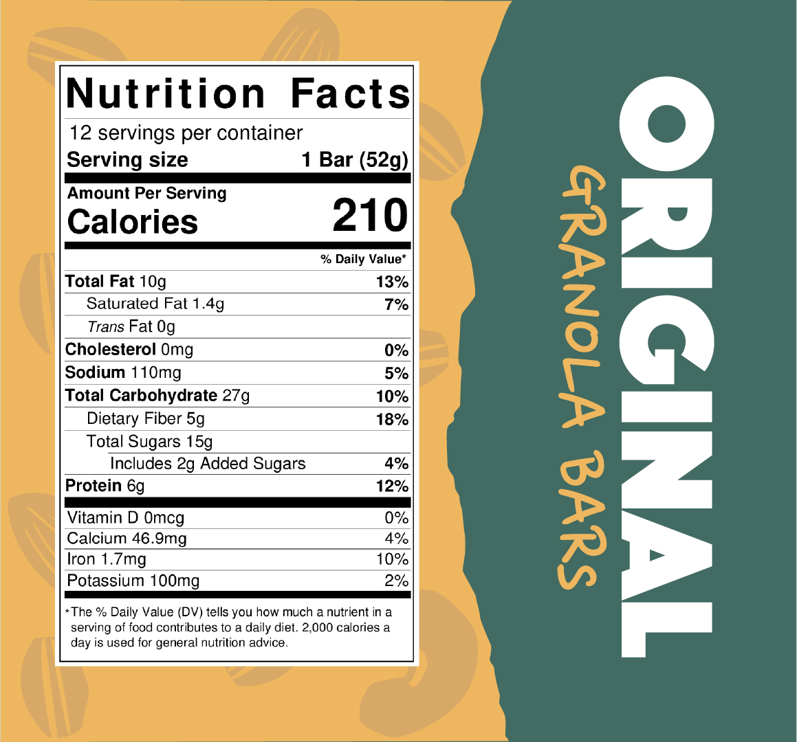 original bars nutrition facts