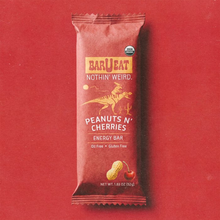 Peanuts N' Cherries organic energy bar