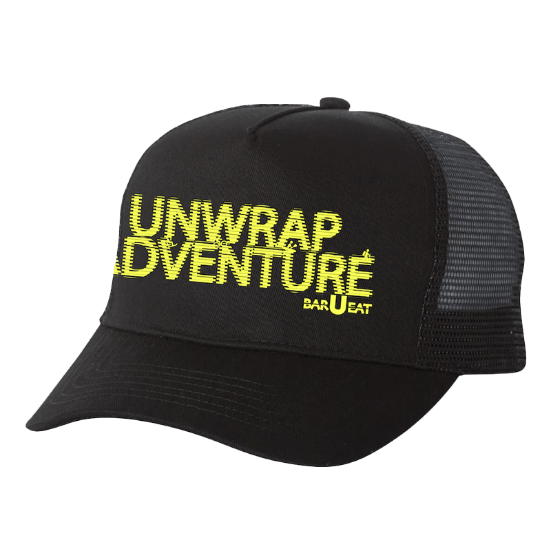Unwrap adventure hat black and yellow
